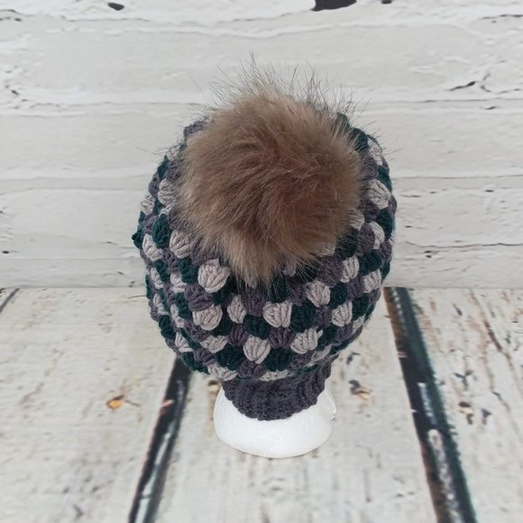 Duncan Street Designs Matheson Hand Crocheted Beanie Hat - Picture 3 of 7